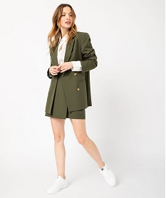 jupe courte portefeuille a poche femme vert jupesE602001_4