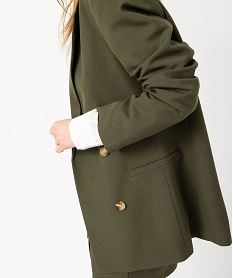 veste droite a porter ouverte femme vert vestesE604601_2