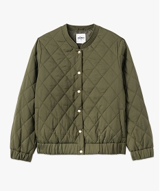 veste fine matelassee femme grande taille vert vestesE604801_4