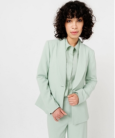 veste de tailleur 1 bouton femme vert vestesE606201_1