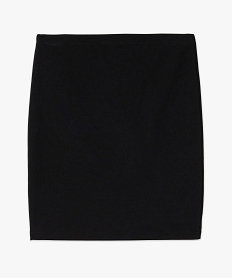 jupe femme forme tube longueur genou noir standardE624001_4