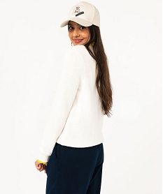 pull avec motif nounours pour femme - lulucastagnette beigeE627401_3