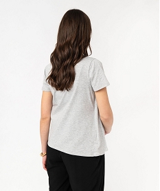 tee-shirt de grossesse et dallaitement a motifs gris t-shirts manches courtesE632701_3