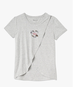tee-shirt de grossesse et dallaitement a motifs gris t-shirts manches courtesE632701_4