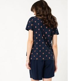 tee-shirt de grossesse et dallaitement a motifs bleu t-shirts manches courtesE632801_3