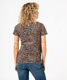 tee-shirt de grossesse imprime a manches courtes multicolore t-shirts manches courtesE633001_3
