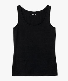 debardeur a col rond femme noir standard debardeursE645301_4