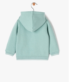 sweat a capuche bebe garcon - lulucastagnette vert sweatsE652201_4