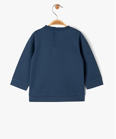 sweat a message bebe garcon bleu sweatsE653101_4