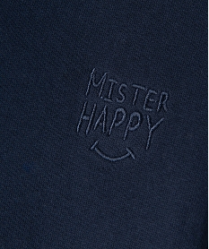 sweat zippe a capuche bebe garcon bleu sweatsE653301_2