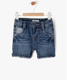 short en jean delave bebe garcon bleuE654601_1