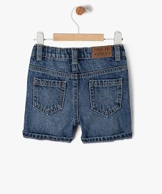 short en jean delave bebe garcon bleu shortsE654601_3