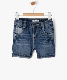 short en jean delave bebe garcon bleu shortsE654601_4