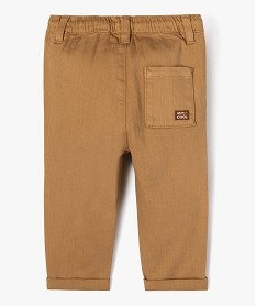 pantalon en denim colore bebe garcon orange pantalonsE655301_3