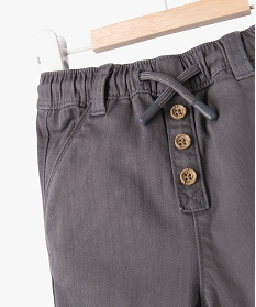 pantalon en denim colore bebe garcon gris pantalonsE655401_2