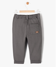 pantalon en denim colore bebe garcon gris pantalonsE655401_3