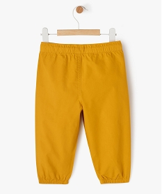 pantalon parachute en toile bebe garcon jaune pantalonsE655701_3