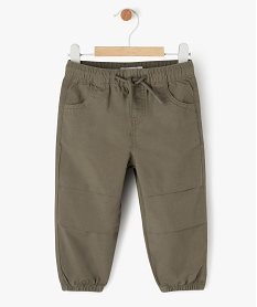 GEMO Pantalon parachute en toile bébé garçon vert standard