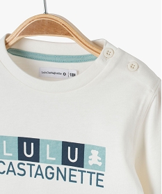 ensemble 2 pieces chemise et tee-shirt bebe garcon - lulucastagnette vertE660301_3