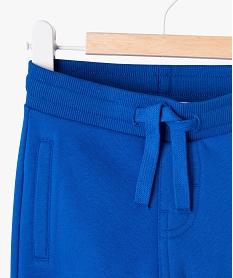 pantalon de jogging avec ceinture bord-cote bebe garcon bleu joggingsE662401_2