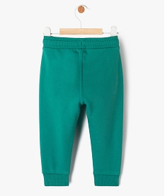 pantalon de jogging avec ceinture bord-cote bebe garcon vert joggingsE662501_4