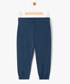 pantalon de jogging leger bebe garcon bleu joggingsE663001_4