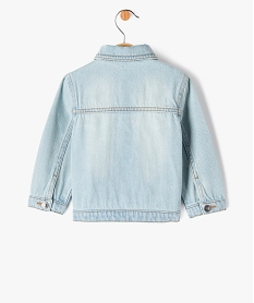 veste en jean fermeture boutons bebe garcon bleu vestesE665001_3