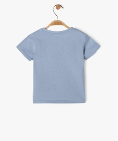 tee-shirt a manches courtes avec motif surf bebe garcon bleu tee-shirts manches courtesE670801_3