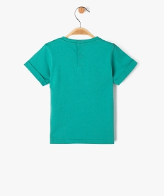 tee-shirt a manches courtes avec motif jungle bebe garcon vert tee-shirts manches courtesE671001_3