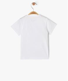 tee-shirt a manches courtes avec motif marin bebe garcon blanc tee-shirts manches courtesE671201_3