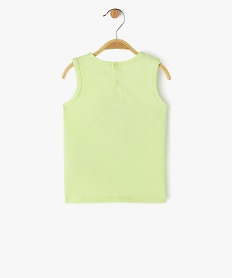 debardeur avec motif animal marin bebe garcon vert debardeursE673301_3