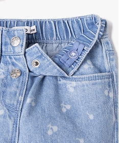 jean delave avec motifs cerises bebe fille bleu jeansE679201_2