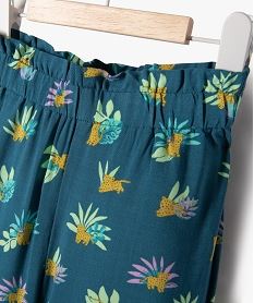 pantalon ample resserre dans le bas bebe fille bleu pantalonsE679901_2