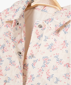 veste matelassee a motif fleuris bebe fille - lulucastagnette imprimeE680801_2