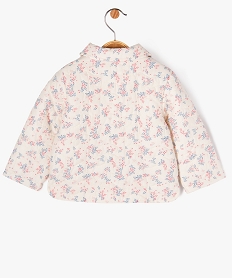 veste matelassee a motif fleuris bebe fille - lulucastagnette imprimeE680801_4