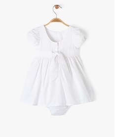 ensemble 2 pieces robe de ceremonie et bloomer bebe fille beigeE683201_3