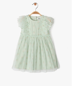 GEMO Robe de cérémonie en tulle bébé fille vert standard
