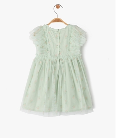 robe de ceremonie en tulle bebe fille vertE683601_4