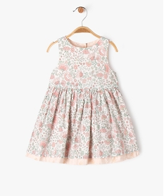 GEMO Robe à paillettes réversible bébé fille blanc chine