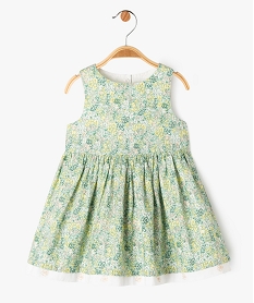 robe a paillettes reversible bebe fille vert robesE683801_1