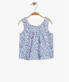 debardeur a motifs fleuris bebe fille beige debardeursE691001_2