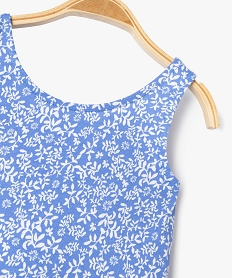 robe imprimee a bretelles bebe fille bleu robesE691901_2