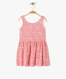 GEMO Robe imprimée à bretelles bébé fille rose standard