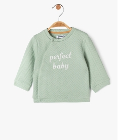 BODY JAUNE SWEAT VERT CLAIR:40321500021-Coton////