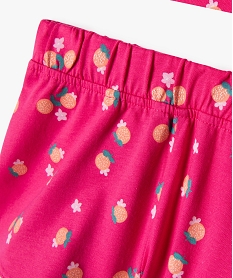 pyjashort 2 pieces avec motifs fruits bebe fille rose standard pyjamas 2 piecesE695401_2