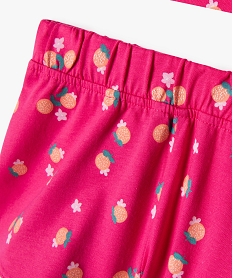 pyjashort 2 pieces avec motifs fruits bebe fille roseE695401_2