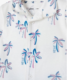 pyjashort imprime avec chemisette bebe garcon beigeE695901_2