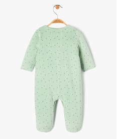 pyjama dors-bien en velours avec motif lapin bebe garcon vertE697101_4