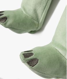 pyjama en velours avec motif dinosaure bebe garcon vert pyjamas veloursE697601_3