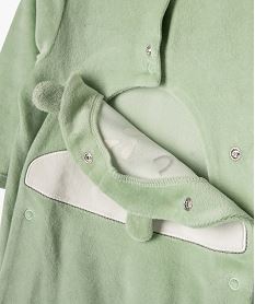 pyjama en velours avec motif dinosaure bebe garcon vert pyjamas veloursE697601_4